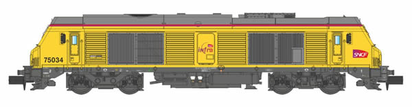 REE Modeles NW-107 - French Diesel Locomotive Class BB-75000 INFRA n°675032 - Era V-VI